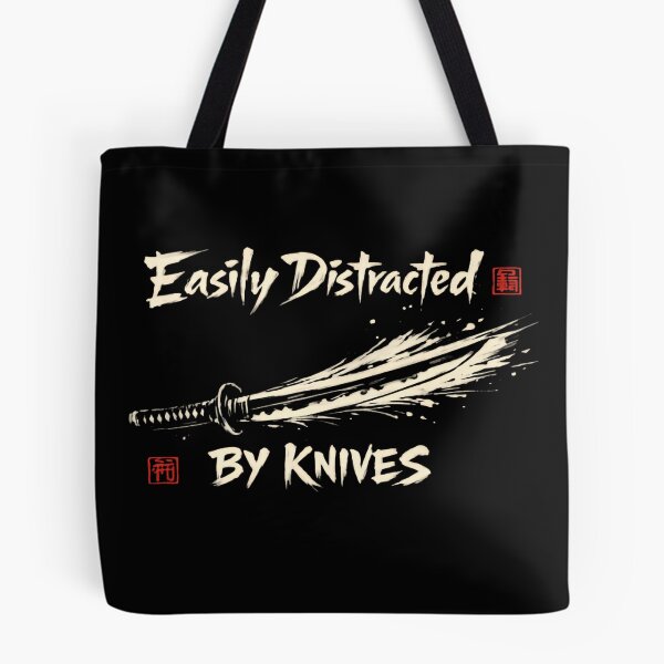 Item preview, Easily Distracted By Knives When Overthinking Life Choices designed and sold by HumansStuck12.