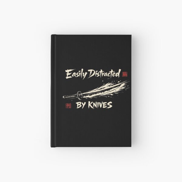 Item preview, Easily Distracted By Knives When Overthinking Life Choices designed and sold by HumansStuck12.