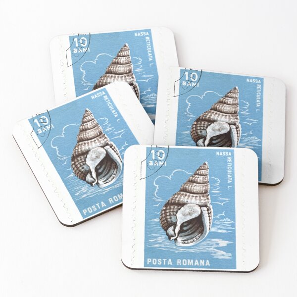 Item preview, Posta Romana Sea Shell Postage Stamp designed and sold by red-amber65.