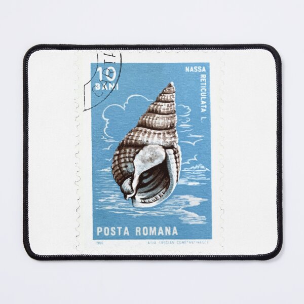 Item preview, Posta Romana Sea Shell Postage Stamp designed and sold by red-amber65.