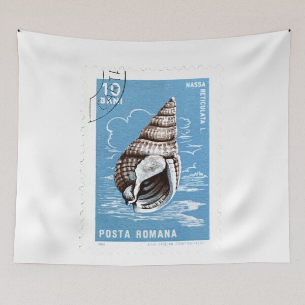 Item preview, Posta Romana Sea Shell Postage Stamp designed and sold by red-amber65.