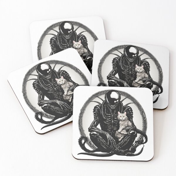 Item preview, Xenomorph and a cat designed and sold by AhmedToys.