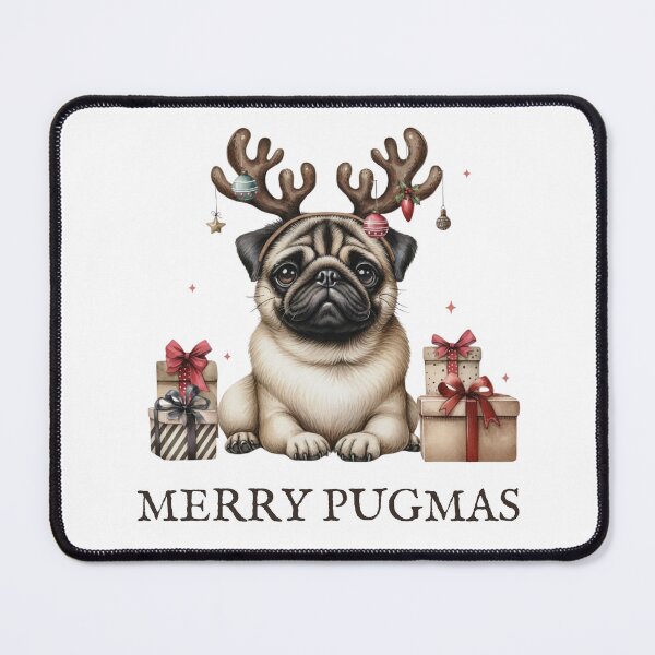 Item preview, Merry Pugmas designed and sold by SnorkleSupply.