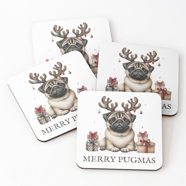 Item preview, Merry Pugmas designed and sold by SnorkleSupply.