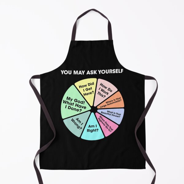 Item preview, You May Ask Yourself • Once In A Lifetime Pie Chart designed and sold by AhmedToys.