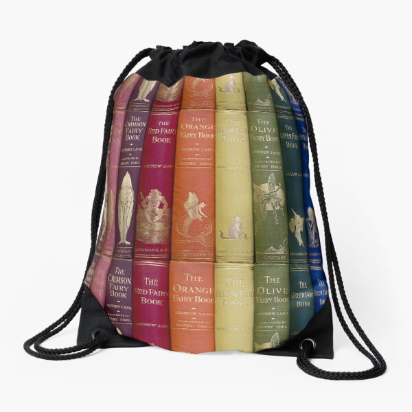 Fairy tale books Drawstring Bag
