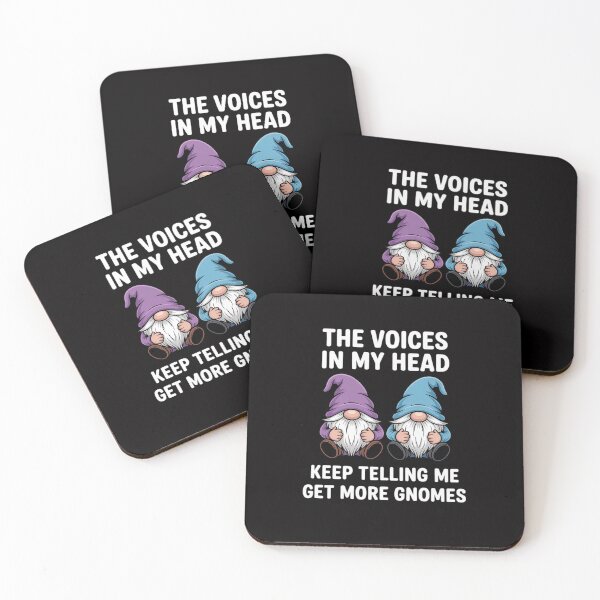 Item preview, The Little Voices In My Head Keep Telling Me Get More Gnomes designed and sold by demarioTTS.