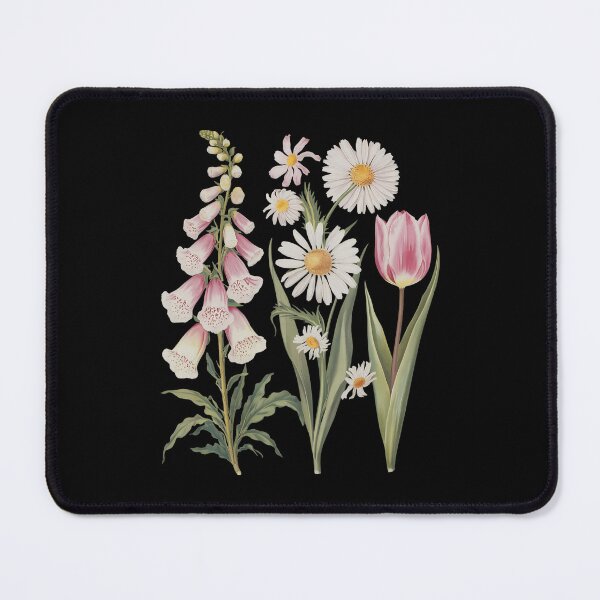 Item preview, Foxglove Daisy Tulip Wildflower Garden Harmony designed and sold by CharlotteTerri.