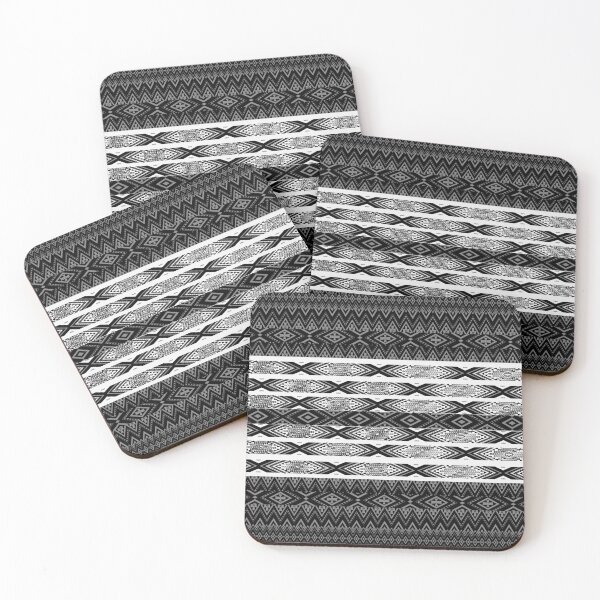 Item preview, Thai extnict pattern - Flow on black designed and sold by Sukjai@Design.