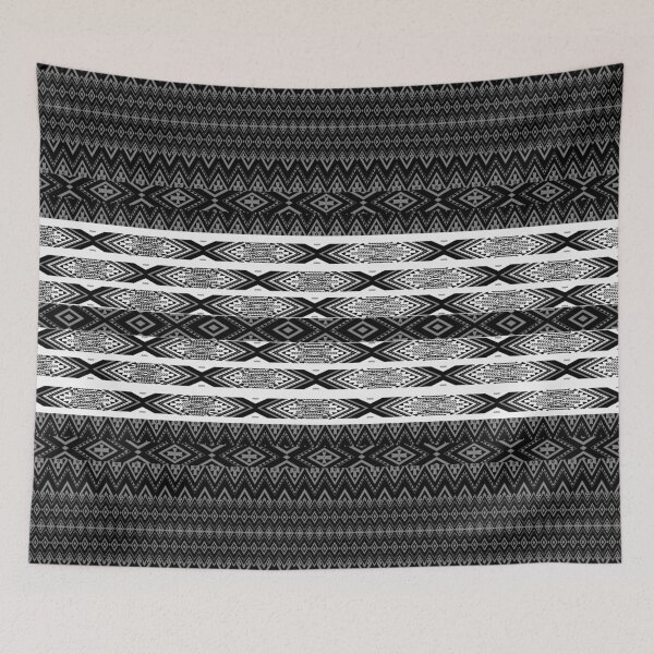 Item preview, Thai extnict pattern - Flow on black designed and sold by Sukjai@Design.