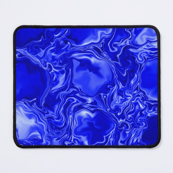 Item preview, Electric Blue Liquid Marble Abstract Pattern designed and sold by lifestylecreep.