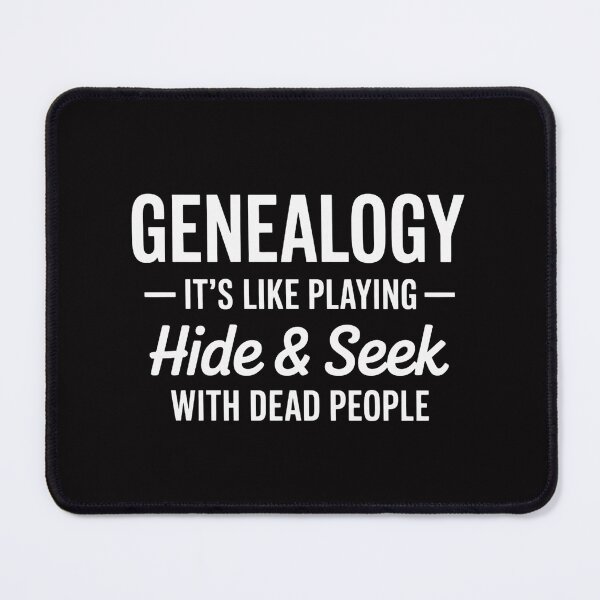 Item preview, Men's Genealogy playing hide & Seek, Genealogist gift designed and sold by demarioTTS.