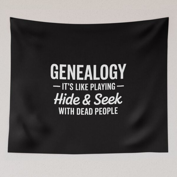 Item preview, Men's Genealogy playing hide & Seek, Genealogist gift designed and sold by demarioTTS.