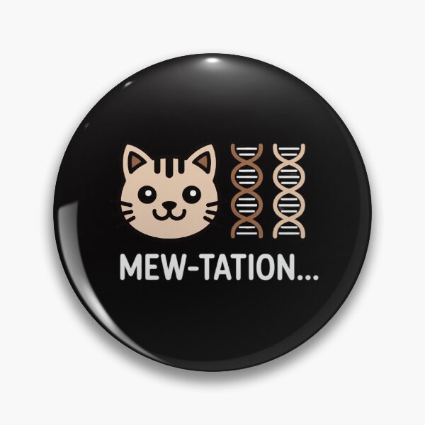 Item preview, Mew-tation Cat Science DNA Cells Biology Teacher designed and sold by demarioTTS.
