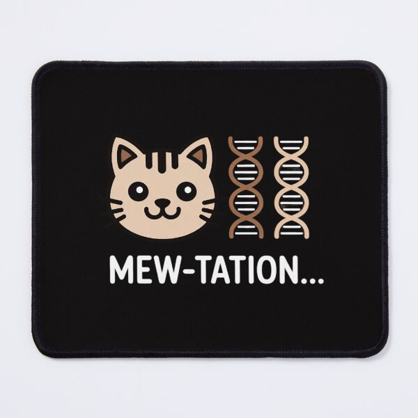 Item preview, Mew-tation Cat Science DNA Cells Biology Teacher designed and sold by demarioTTS.