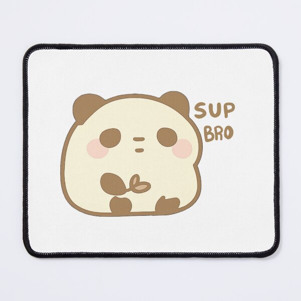 Item preview, Kawaii Mochi Panda Sup Bro Sticker designed and sold by BluesSketchbook.