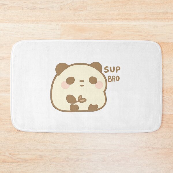 Item preview,  Kawaii Mochi Panda Sup Bro Sticker designed and sold by BluesSketchbook.