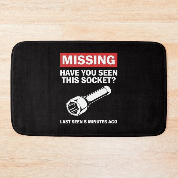 Item preview, Missing Have You Seen This Socket Race Car Enthusiast designed and sold by demarioTTS.
