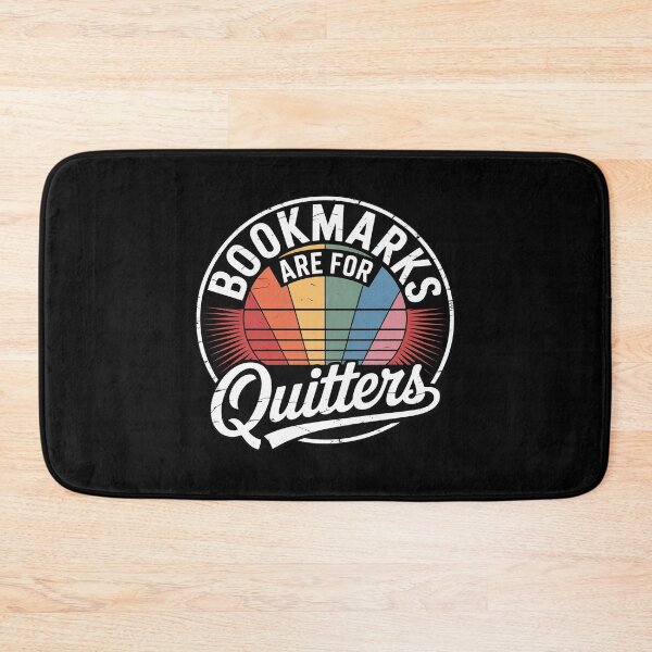Item preview, Vintage Bookmarks Are For Quitters Bookworm  designed and sold by InspiredFoul.