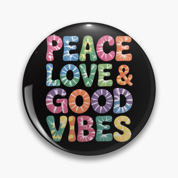 Item preview, Peace Love & Good Vibes Tie Dye Cool Tye Die Rainbow designed and sold by demarioTTS.