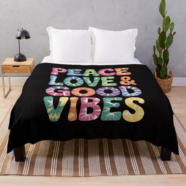 Item preview, Peace Love & Good Vibes Tie Dye Cool Tye Die Rainbow designed and sold by demarioTTS.