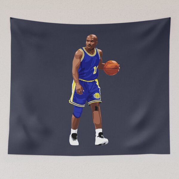 Item preview, Tim Hardaway Vector Dribble Blue Qiangy designed and sold by qiangdade.