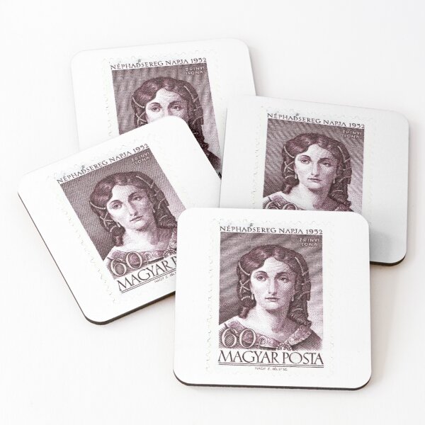 Item preview, Hungarian Ilona Zrínyi Magyar Hungary Vintage Postage Stamp designed and sold by red-amber65.