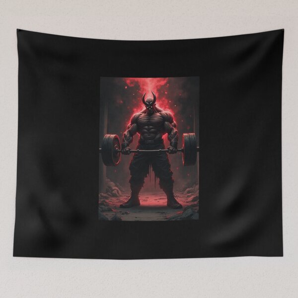 Item preview, Demonic Gym Hero – Rage Reborn designed and sold by OhmAuraArt.