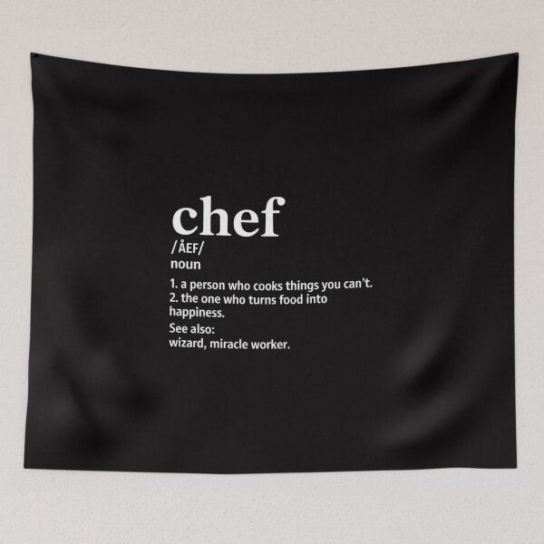 Item preview, Chef Definition Line Saying Cook Cooking Gifts Chefs designed and sold by demarioTTS.