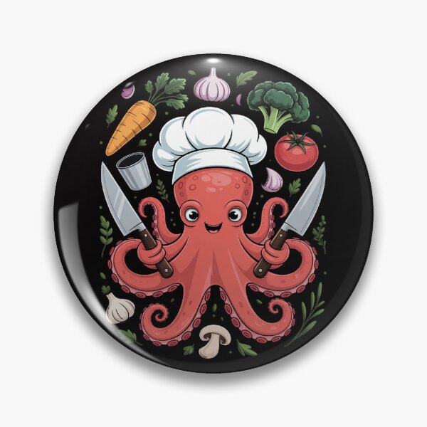 Item preview, Chef Octopus Octopus Cooking Sous Chef Cook designed and sold by demarioTTS.