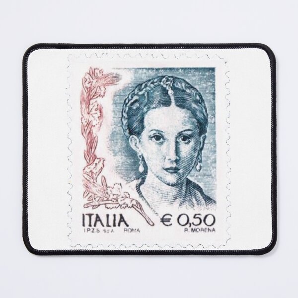 Item preview, Italian Republica Girl Lire Vintage Postage Stamp designed and sold by red-amber65.