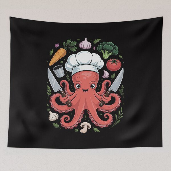 Item preview, Chef Octopus Octopus Cooking Sous Chef Cook designed and sold by demarioTTS.
