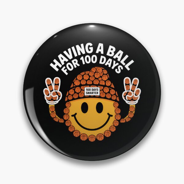 Item preview, 100th Day Of School Basketball designed and sold by tiekanamac.