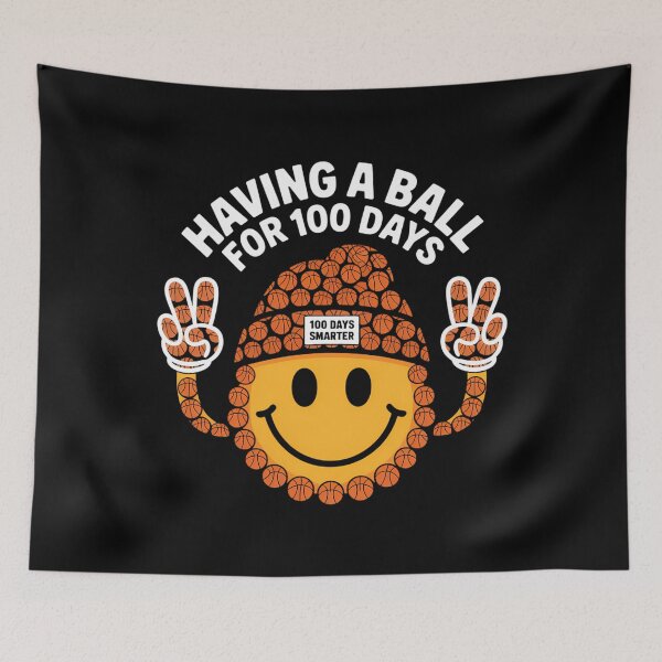 Item preview, 100th Day Of School Basketball designed and sold by tiekanamac.