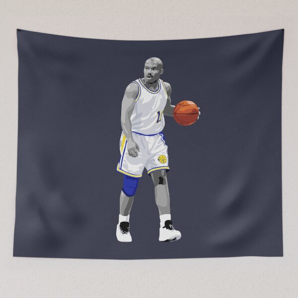 Item preview, Tim Hardaway Vector Dribble White Silver Qiangy designed and sold by qiangdade.