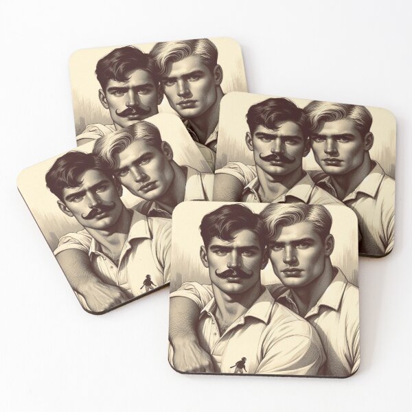 Item preview, 1920s Vintage Gay Sports Wear Together Gay Pride Graphic Design designed and sold by ItsAKinkThing.
