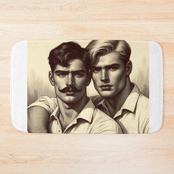 Item preview, 1920s Vintage Gay Sports Wear Together Gay Pride Graphic Design designed and sold by ItsAKinkThing.