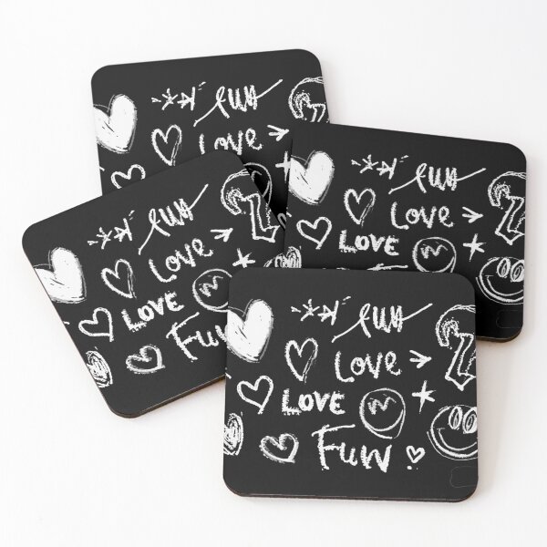 Item preview, Chaotic Scribbles – Expressive Doodle Collage in Black & White designed and sold by Scattered-Words.