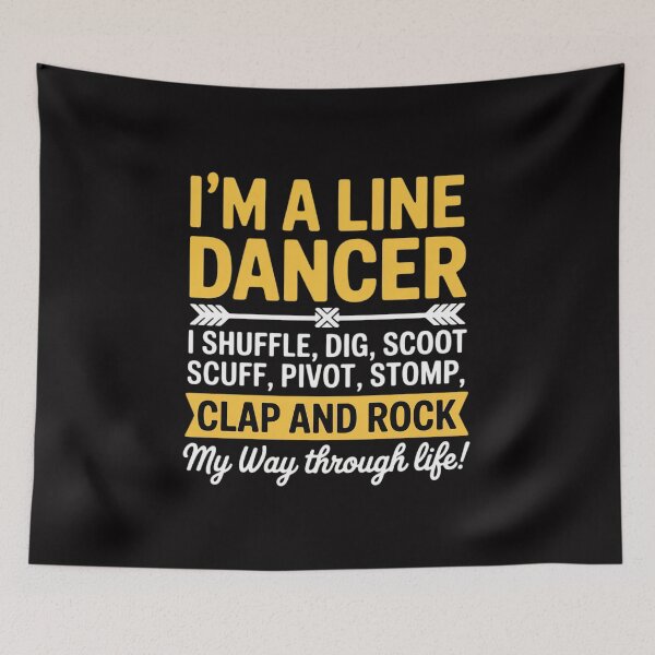 Item preview, Linedance Dancer Line Dancer Rock Music Dancer Gift designed and sold by demarioTTS.