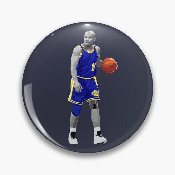 Item preview, Tim Hardaway Vector Dribble Blue Silver Qiangy designed and sold by qiangdade.