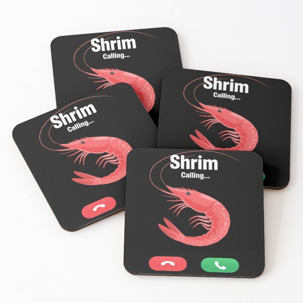 Item preview, Shrim Is Calling Misspelled Funny Shrimp Calling Meme1  designed and sold by InspiredFoul.
