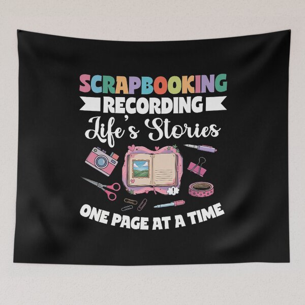 Item preview, Scrapbooking Recording Life Stories - Love Scrapbooker Work designed and sold by EarlineImogene.
