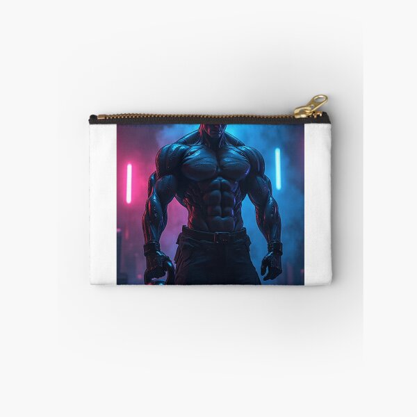 Item preview, Cyber-Dark Anime Lifter – Iron Will designed and sold by OhmAuraArt.