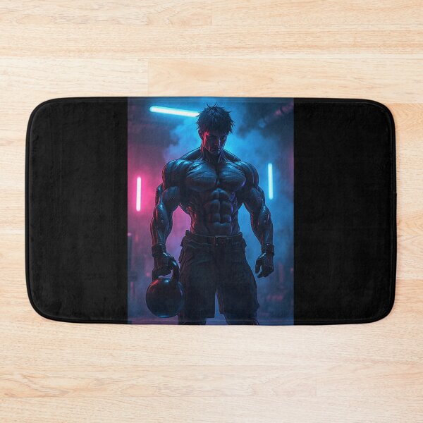 Item preview, Cyber-Dark Anime Lifter – Iron Will designed and sold by OhmAuraArt.
