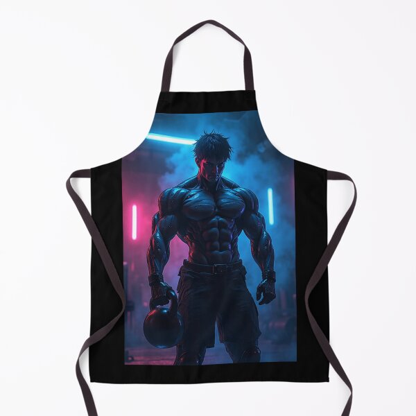 Item preview, Cyber-Dark Anime Lifter – Iron Will designed and sold by OhmAuraArt.