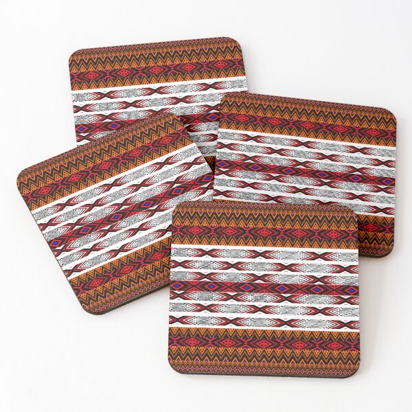 Item preview, Thai ethnic style pattern - Flow on brown designed and sold by Sukjai@Design.