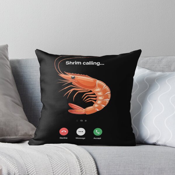 Item preview, Shrim is calling misspelled funny shrimp calling meme2  designed and sold by InspiredFoul.
