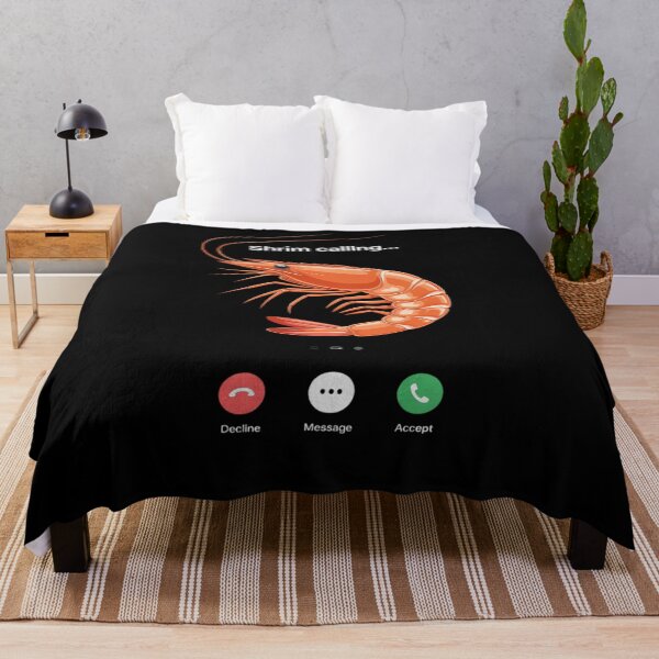 Item preview, Shrim is calling misspelled funny shrimp calling meme2  designed and sold by InspiredFoul.