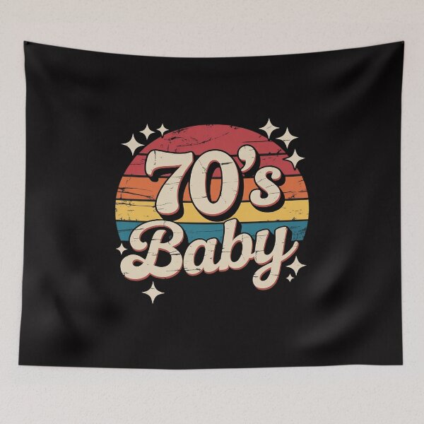 Item preview, 70's Baby Born In The 70's Birthday designed and sold by demarioTTS.
