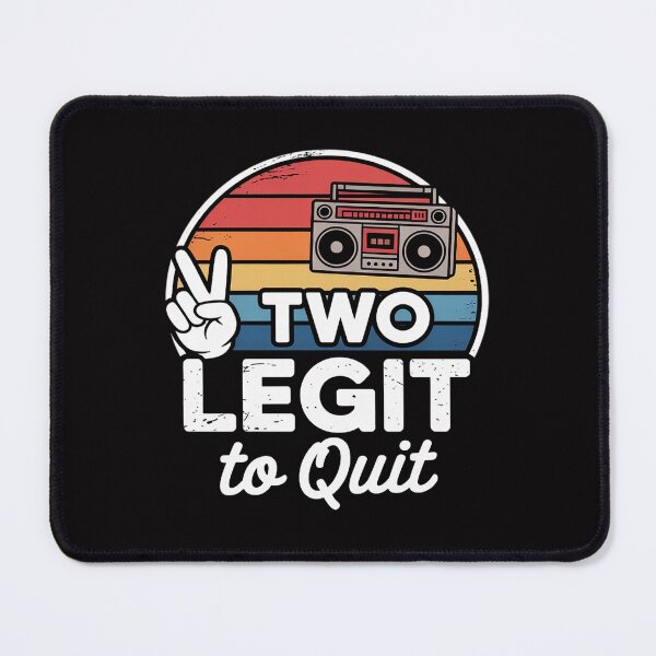 Item preview, 2nd Birthday Hip Hop Theme Two Legit To Quit designed and sold by demarioTTS.
